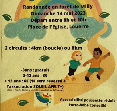 Randonnée en Forêt de Milly à LOUERRE