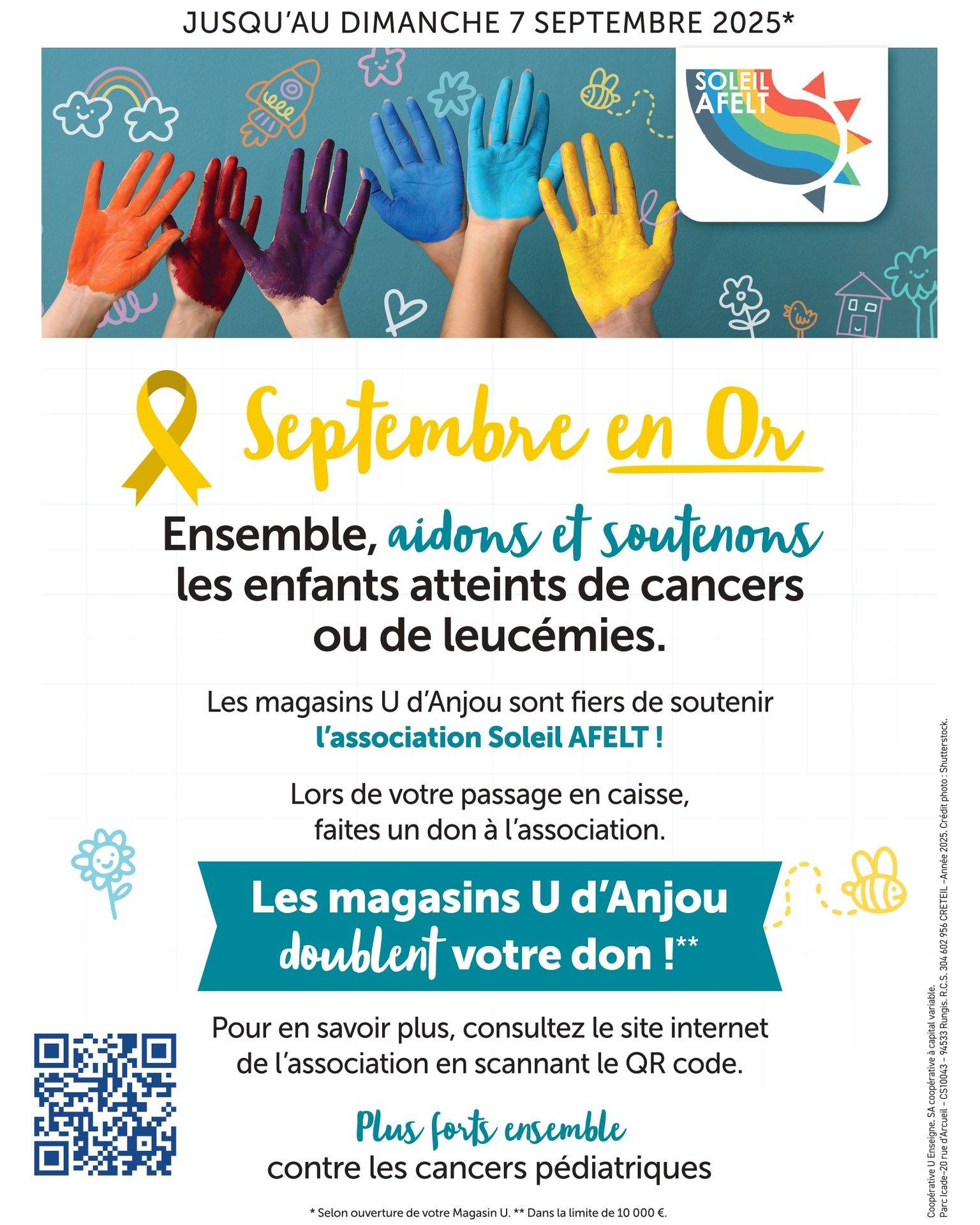 Septembre en or 2025 - Collecte Magasins U